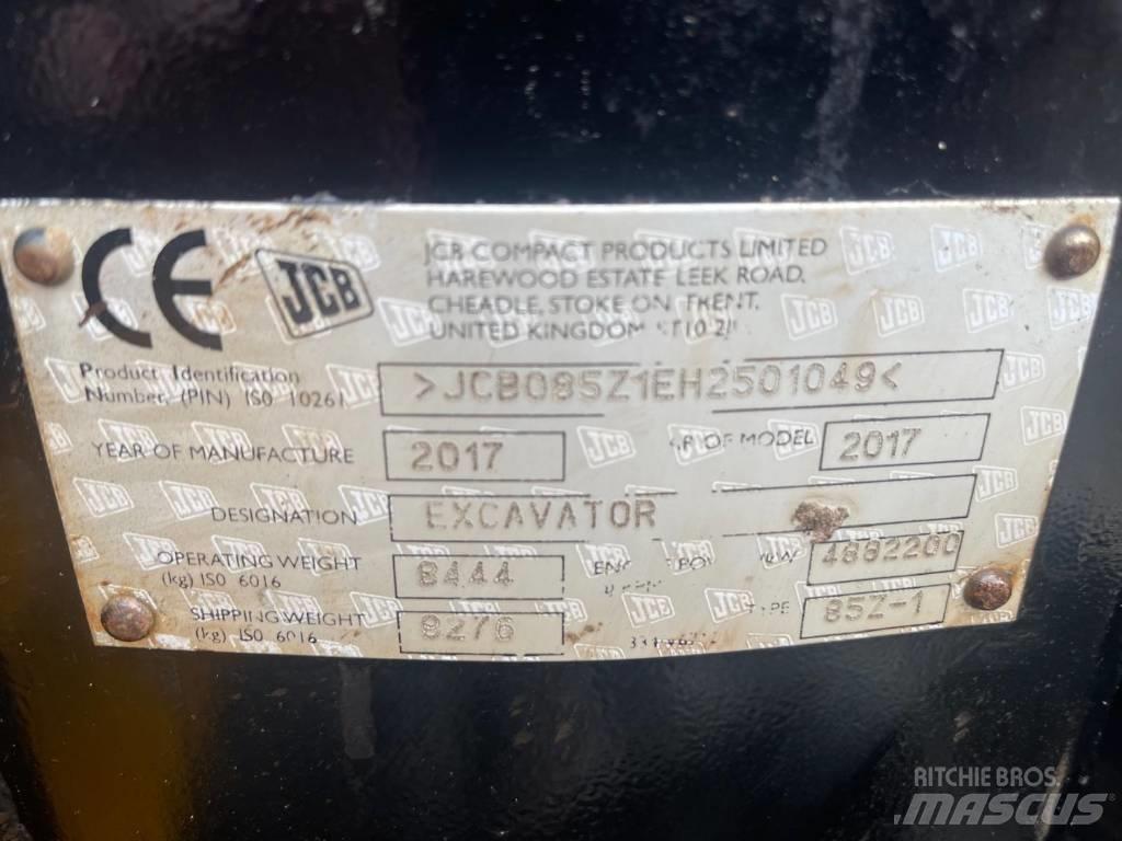 JCB 85 Z Midi ekskavatörler 7 - 12 t
