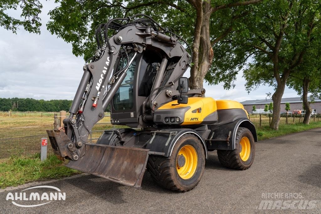 Mecalac 12 MTX Lastik tekerli ekskavatörler