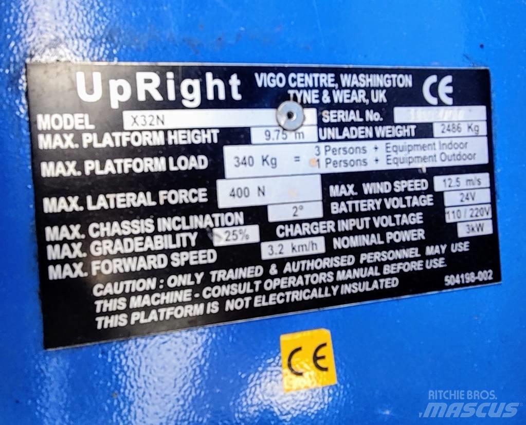 UpRight X32N Makasli platformlar