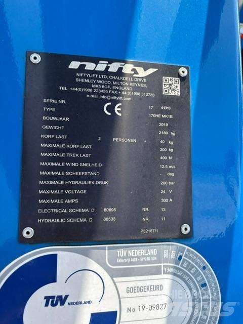 Niftylift 170 H E Tekerlekli platformlar
