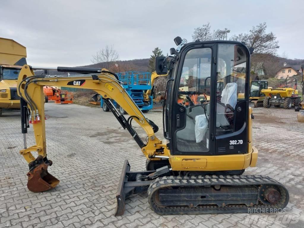 CAT 302.7 D CR Mini ekskavatörler, 7 tona dek