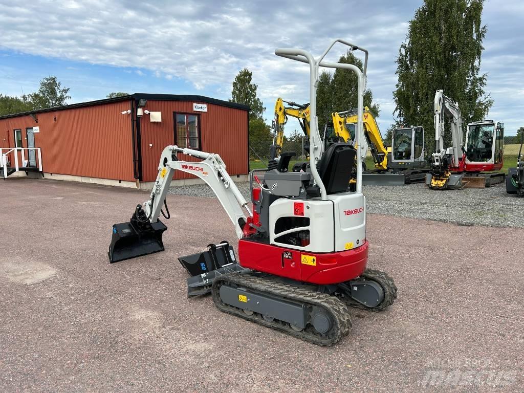 Takeuchi TB210R Mini ekskavatörler, 7 tona dek