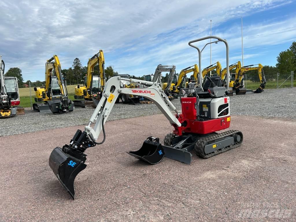 Takeuchi TB210R Mini ekskavatörler, 7 tona dek