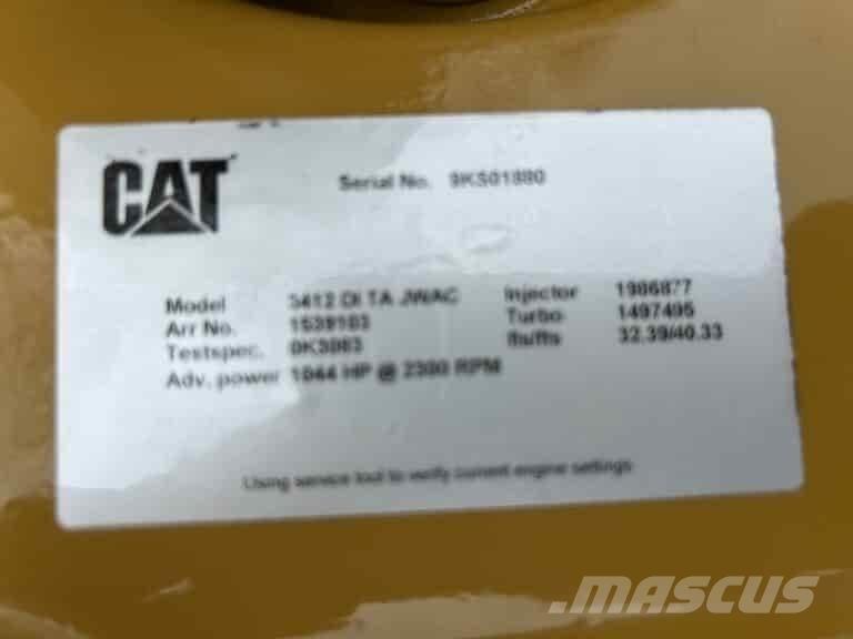 CAT 3412E Deniz motoru üniteleri
