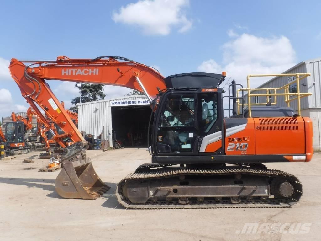 Hitachi ZX 210 LC-7 Paletli ekskavatörler