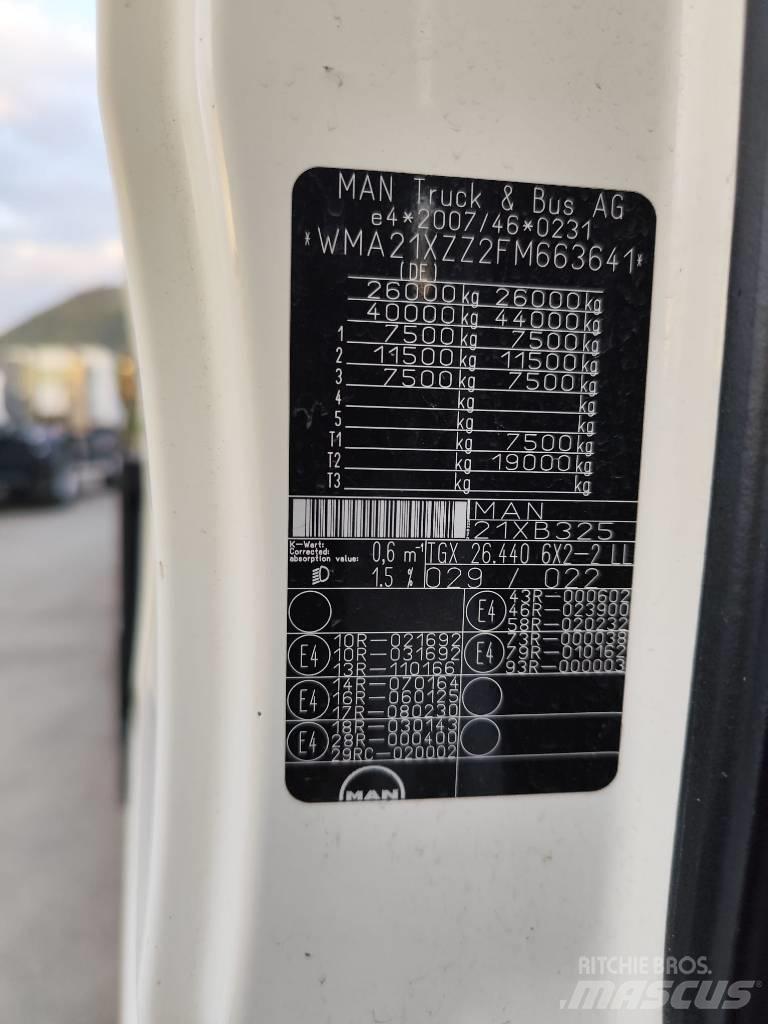 MAN TGX 26.440 Düz Platformlu Oto Çekiciler/vinçli kamyonlar