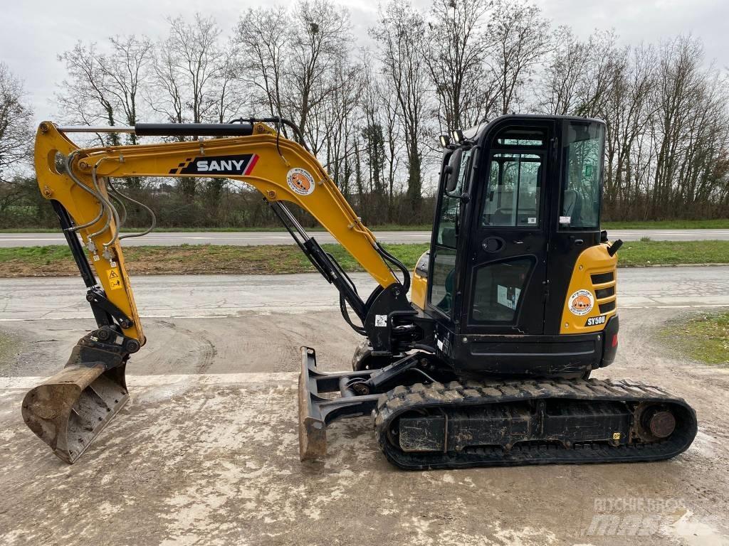 Sany SY 50 U Mini ekskavatörler, 7 tona dek