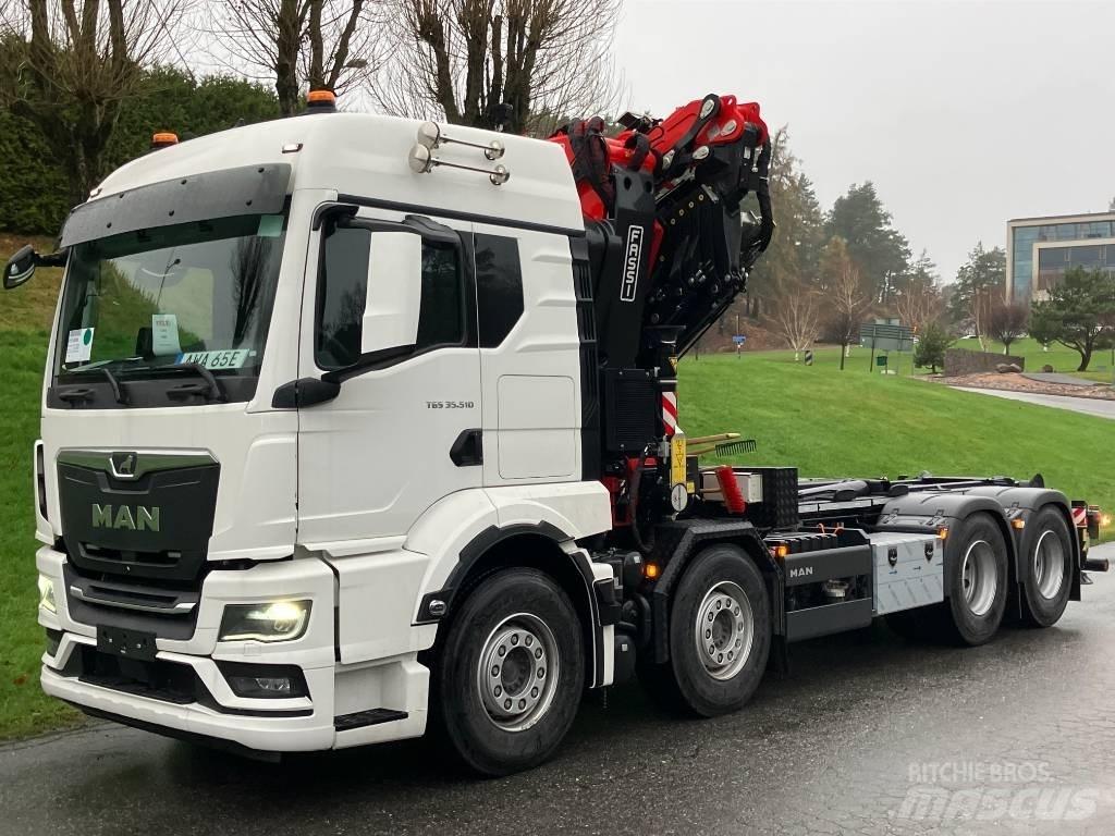 MAN TGS 35.510 Araç üzeri vinçler