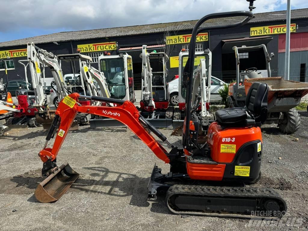 Kubota U 10-3 Mini ekskavatörler, 7 tona dek