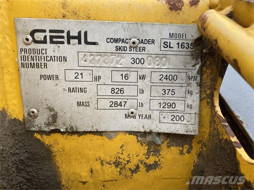 Gehl SL1650 Mini yükleyiciler