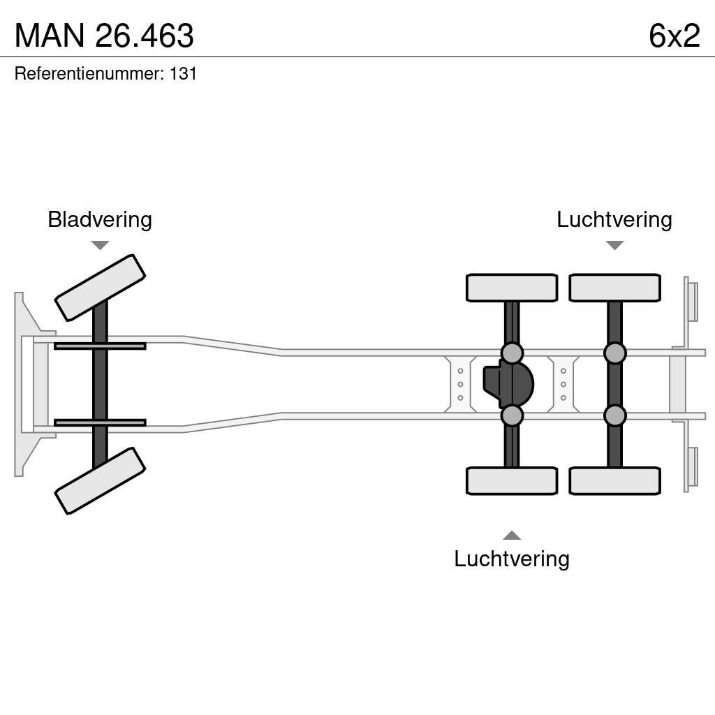 MAN 26.463 Flatbed kamyonlar