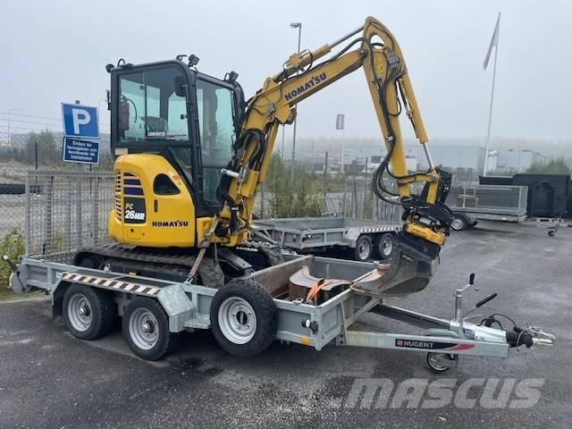 Komatsu PC 26 MR-5 Mini ekskavatörler, 7 tona dek