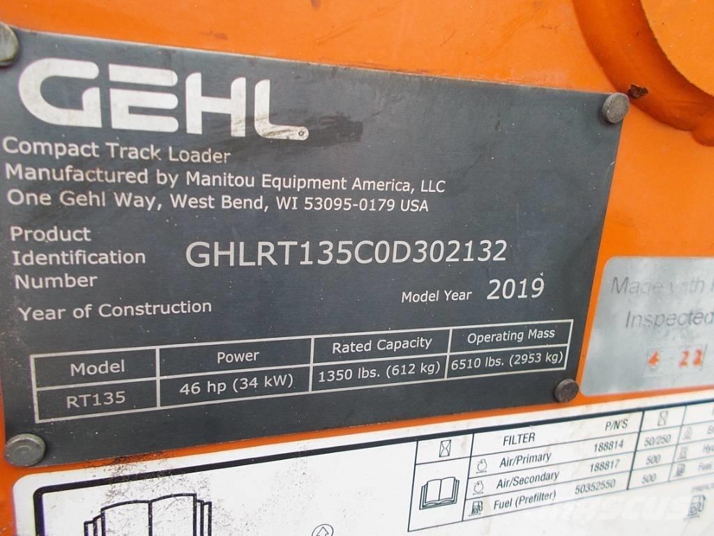 Gehl RT135 Skid steer loderler