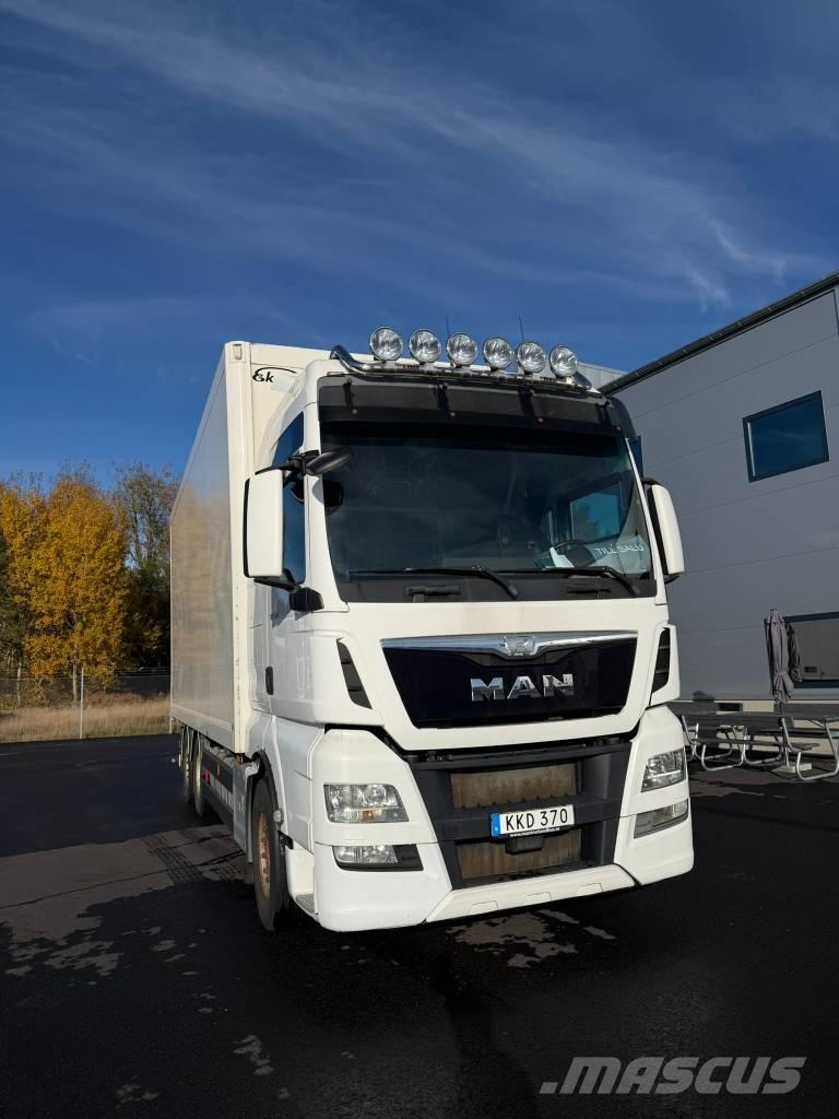 MAN TGX 26.480 6x2 Kapali kasa kamyonlar