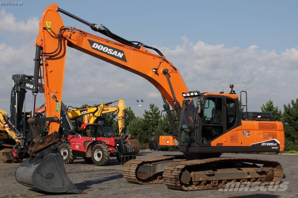 Doosan DX 225 LC-7 Paletli ekskavatörler