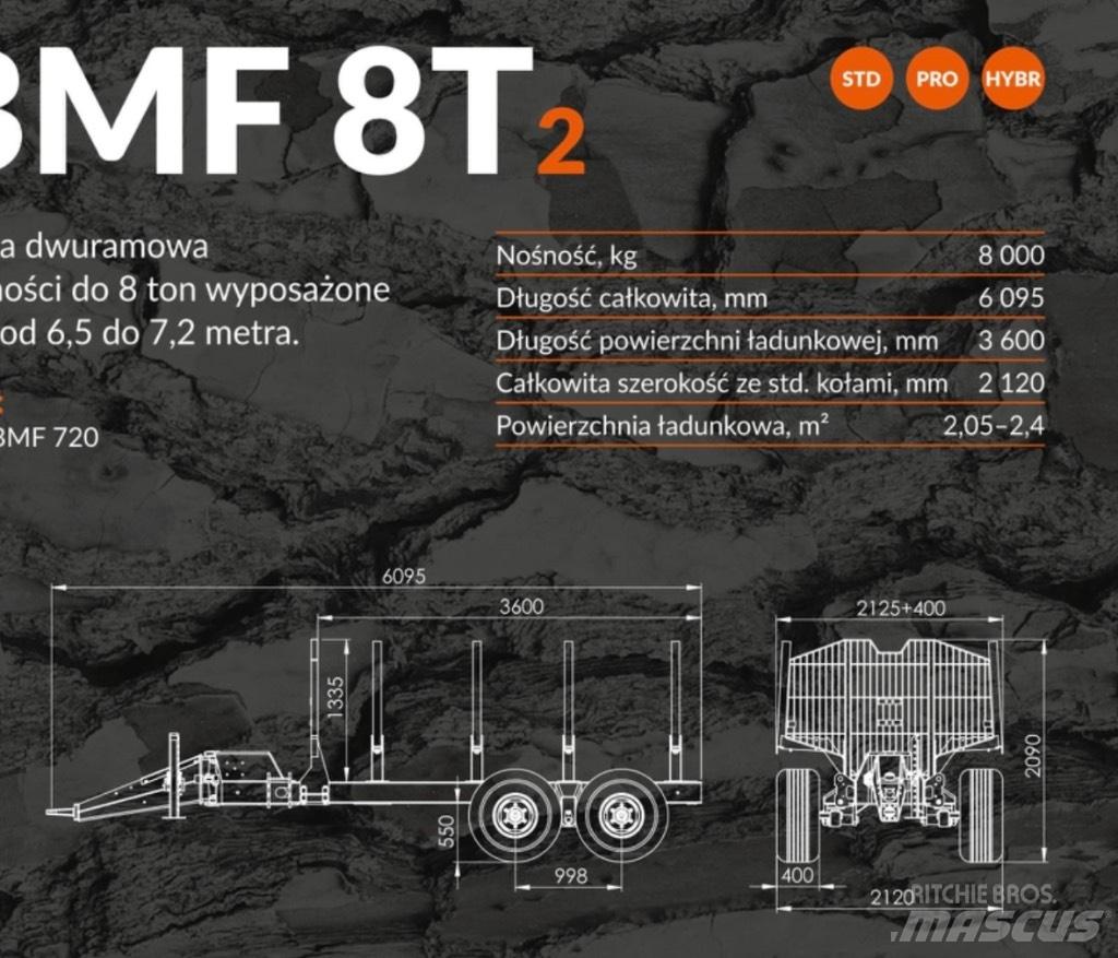 BMF 8T2 650 Orman römorkları
