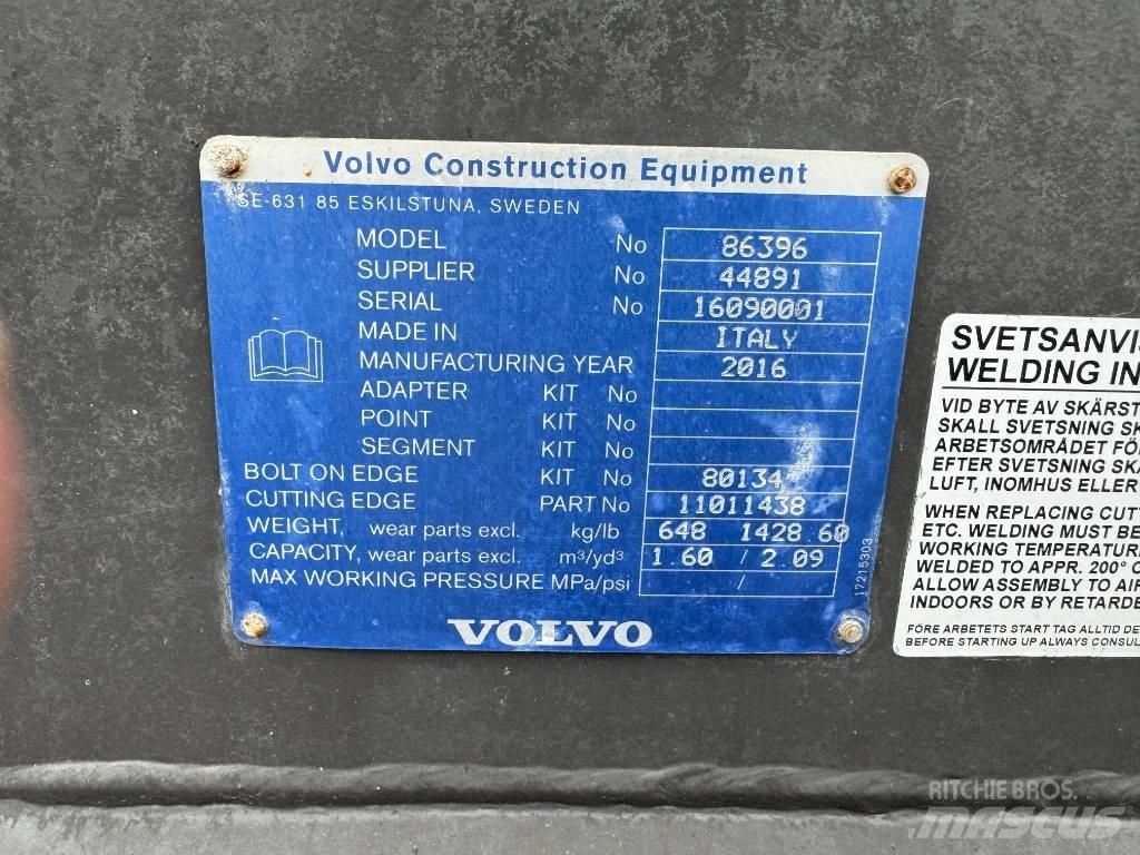 Volvo 1.6m Bucket Kovalar