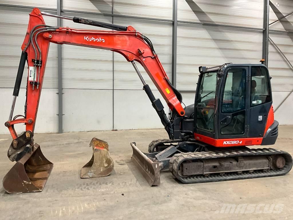Kubota KX 080-4 Midi ekskavatörler 7 - 12 t
