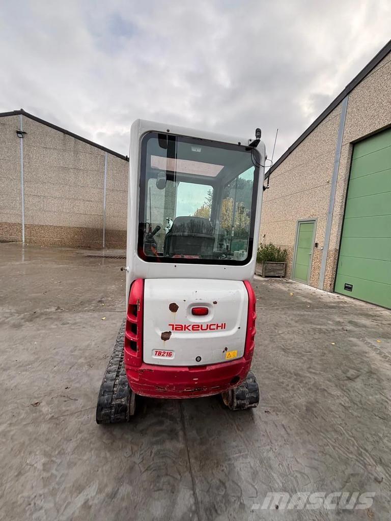 Takeuchi TB216 Mini ekskavatörler, 7 tona dek