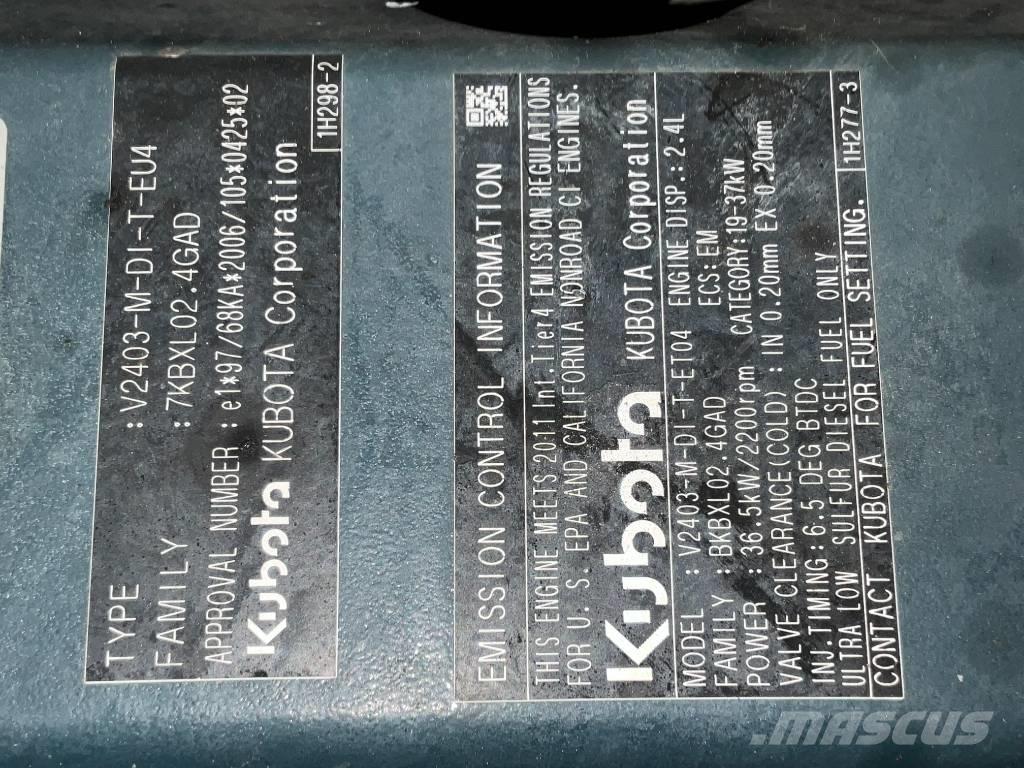 Bobcat E 50 EM Mini ekskavatörler, 7 tona dek
