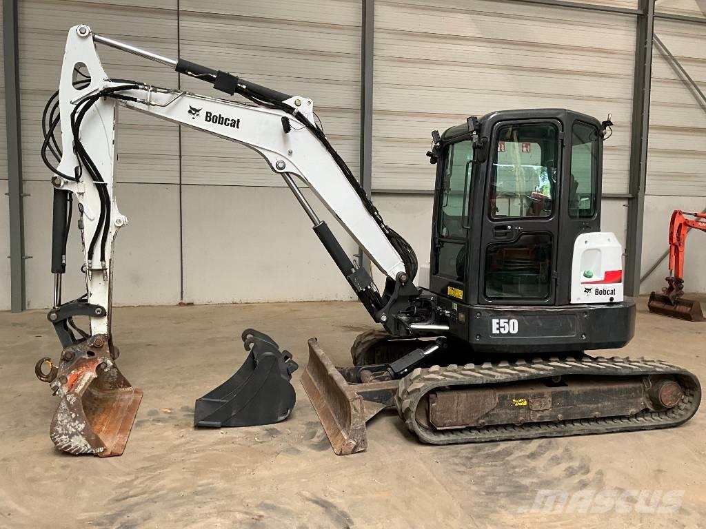 Bobcat E 50 EM Mini ekskavatörler, 7 tona dek
