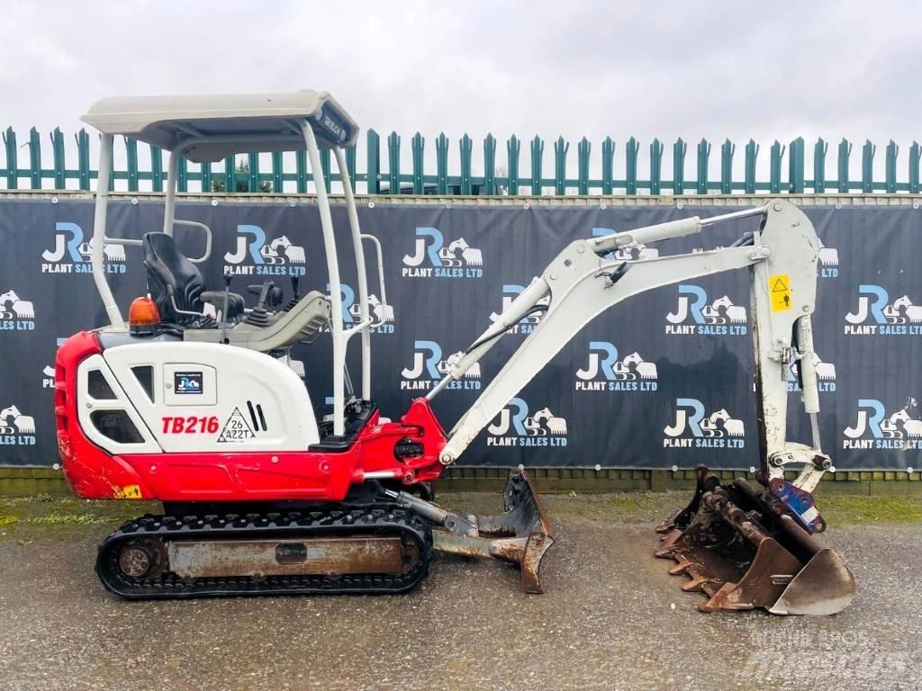 Takeuchi TB 216 Mini ekskavatörler, 7 tona dek