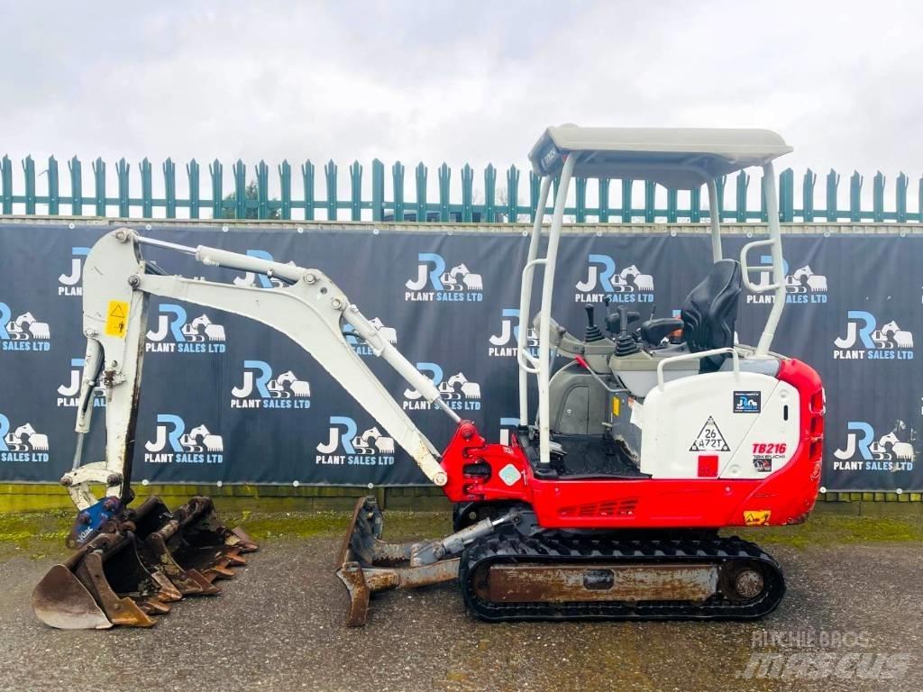 Takeuchi TB 216 Mini ekskavatörler, 7 tona dek