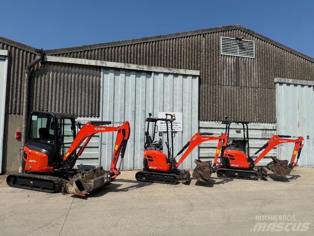 Kubota U 27 Mini ekskavatörler, 7 tona dek