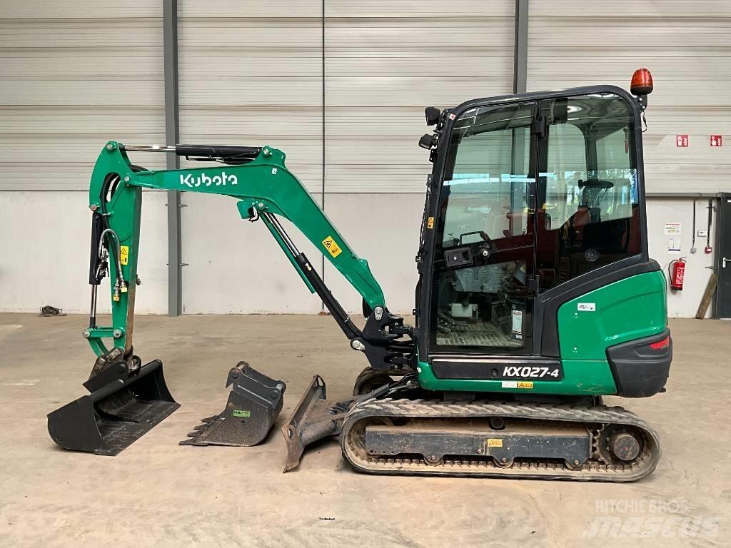 Kubota KX 027-4 Mini ekskavatörler, 7 tona dek