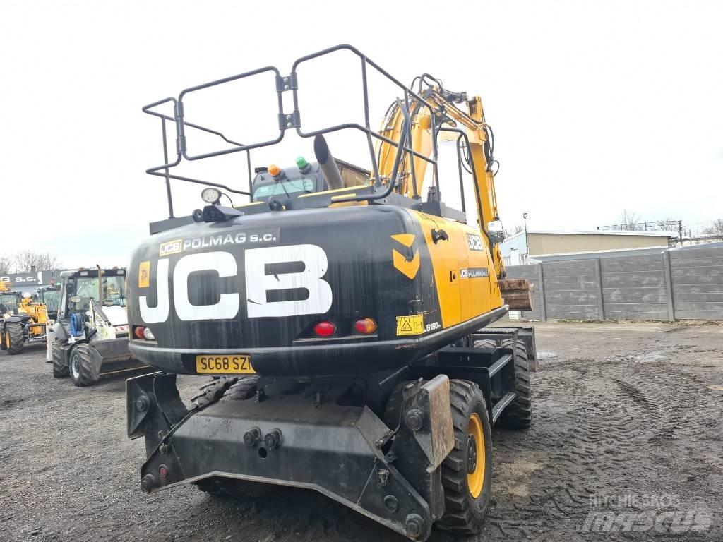 JCB JS 160 W Lastik tekerli ekskavatörler