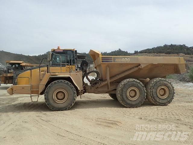 Komatsu HM400-5 Belden kirma kaya kamyonu
