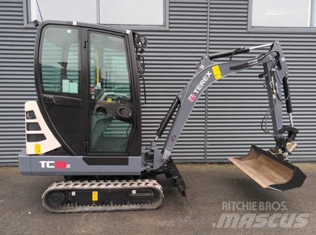 Terex tc19-2 Mini ekskavatörler, 7 tona dek