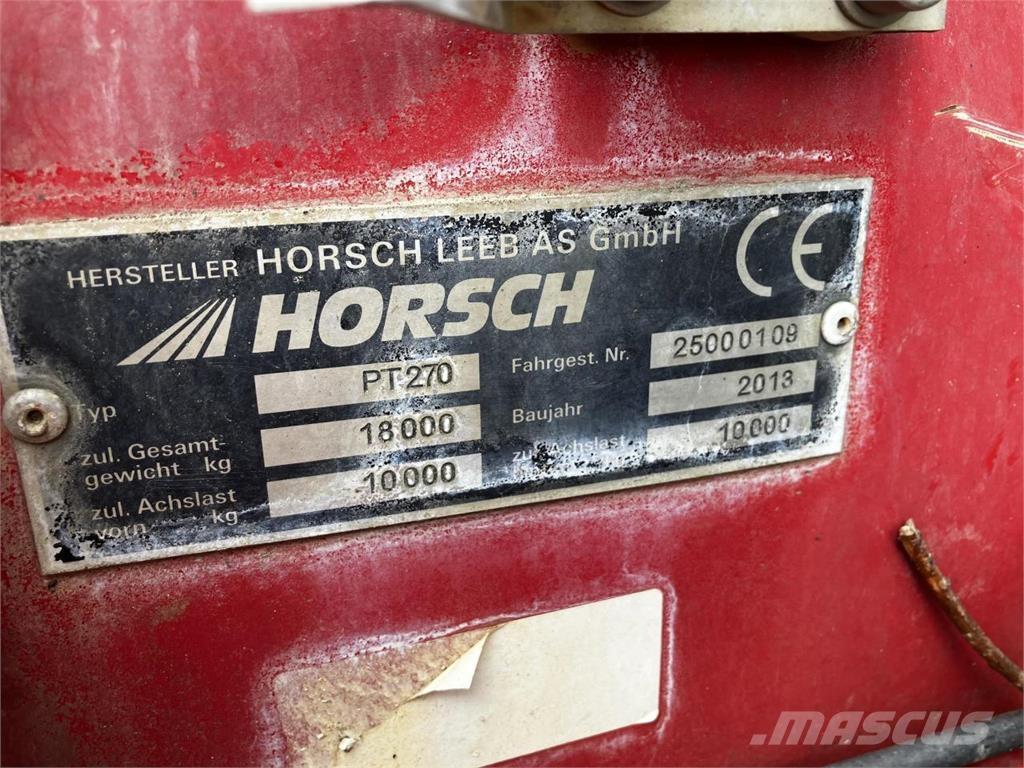 Horsch PT 270 Çekilir pülverizatörler