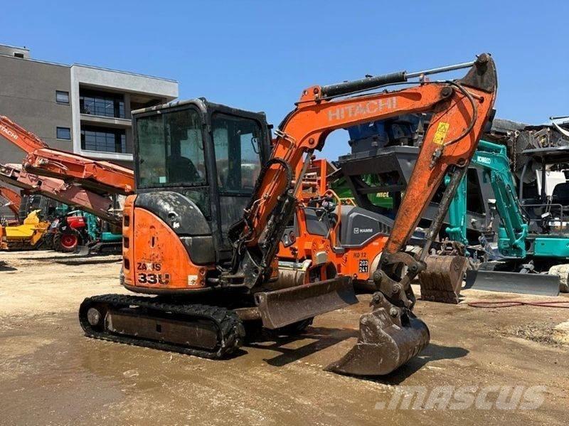 Hitachi ZX 33 U-5 Mini ekskavatörler, 7 tona dek