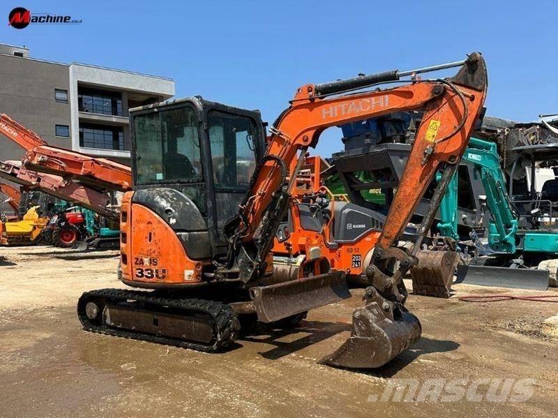 Hitachi ZX 33 U-5 Mini ekskavatörler, 7 tona dek