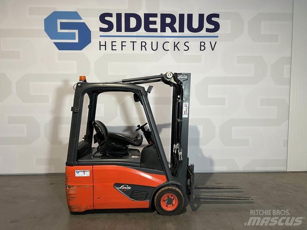 Linde E16 Elektrikli forkliftler