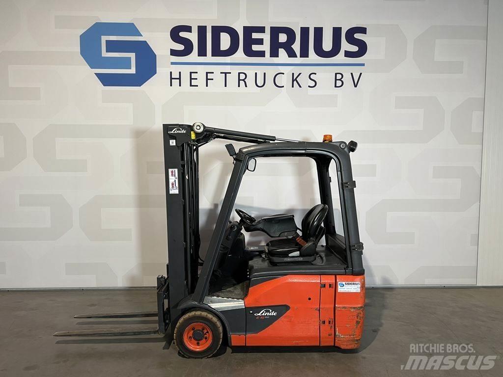 Linde E16 Elektrikli forkliftler