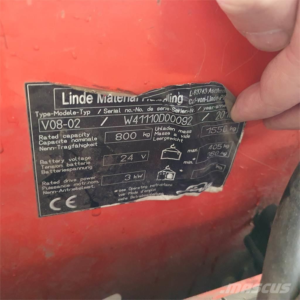 Linde V08-02 Orta seviye siparis toplayici