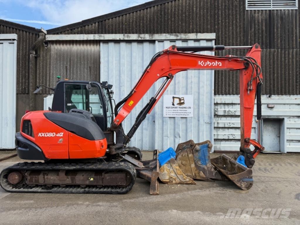 Kubota KX 080 Midi ekskavatörler 7 - 12 t