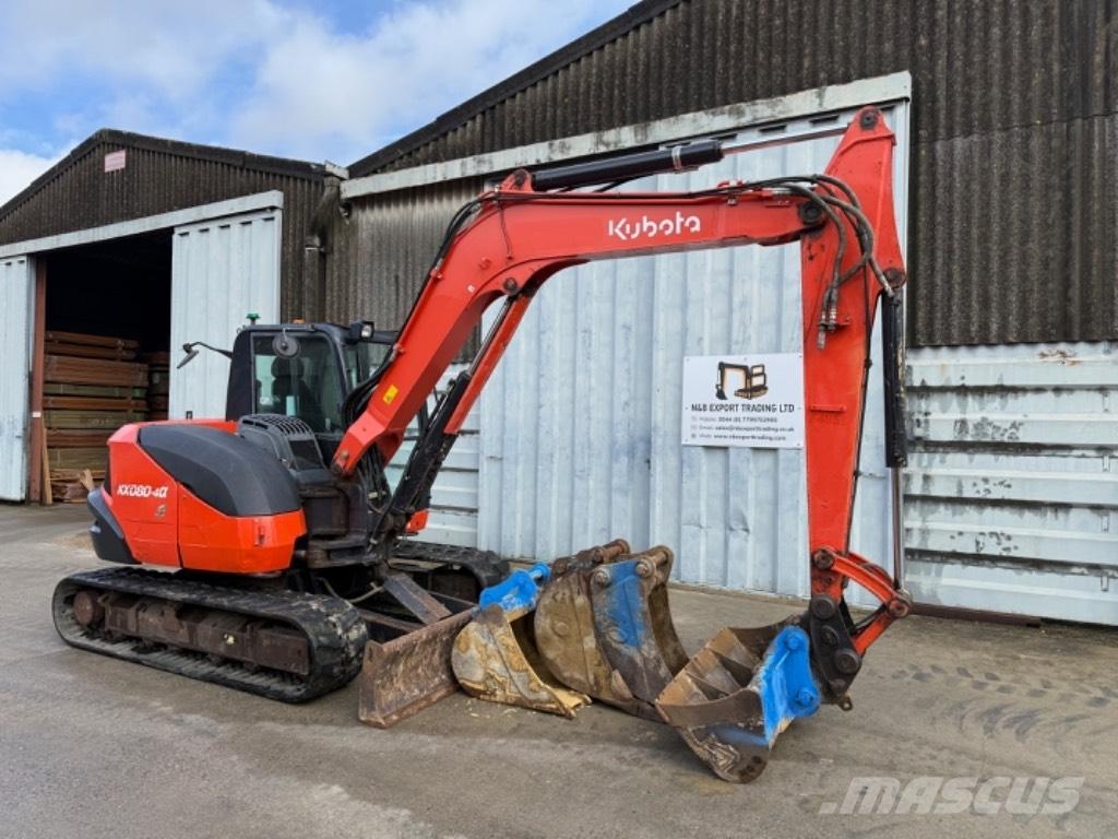 Kubota KX 080 Midi ekskavatörler 7 - 12 t
