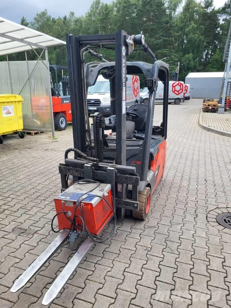 Linde E16 Elektrikli forkliftler