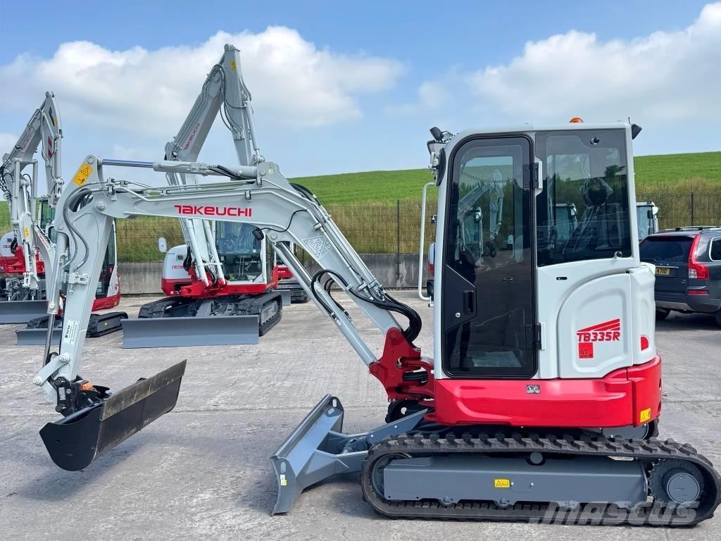 Takeuchi TB 335 R Mini ekskavatörler, 7 tona dek