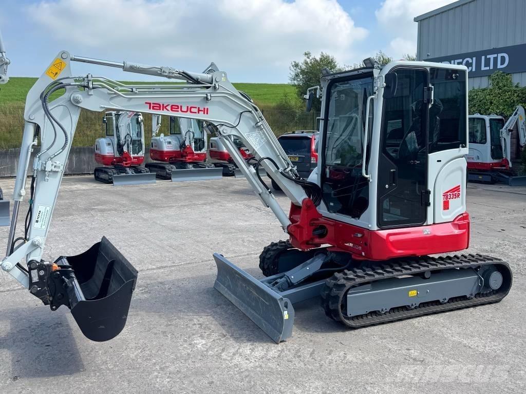 Takeuchi TB 335 R Mini ekskavatörler, 7 tona dek