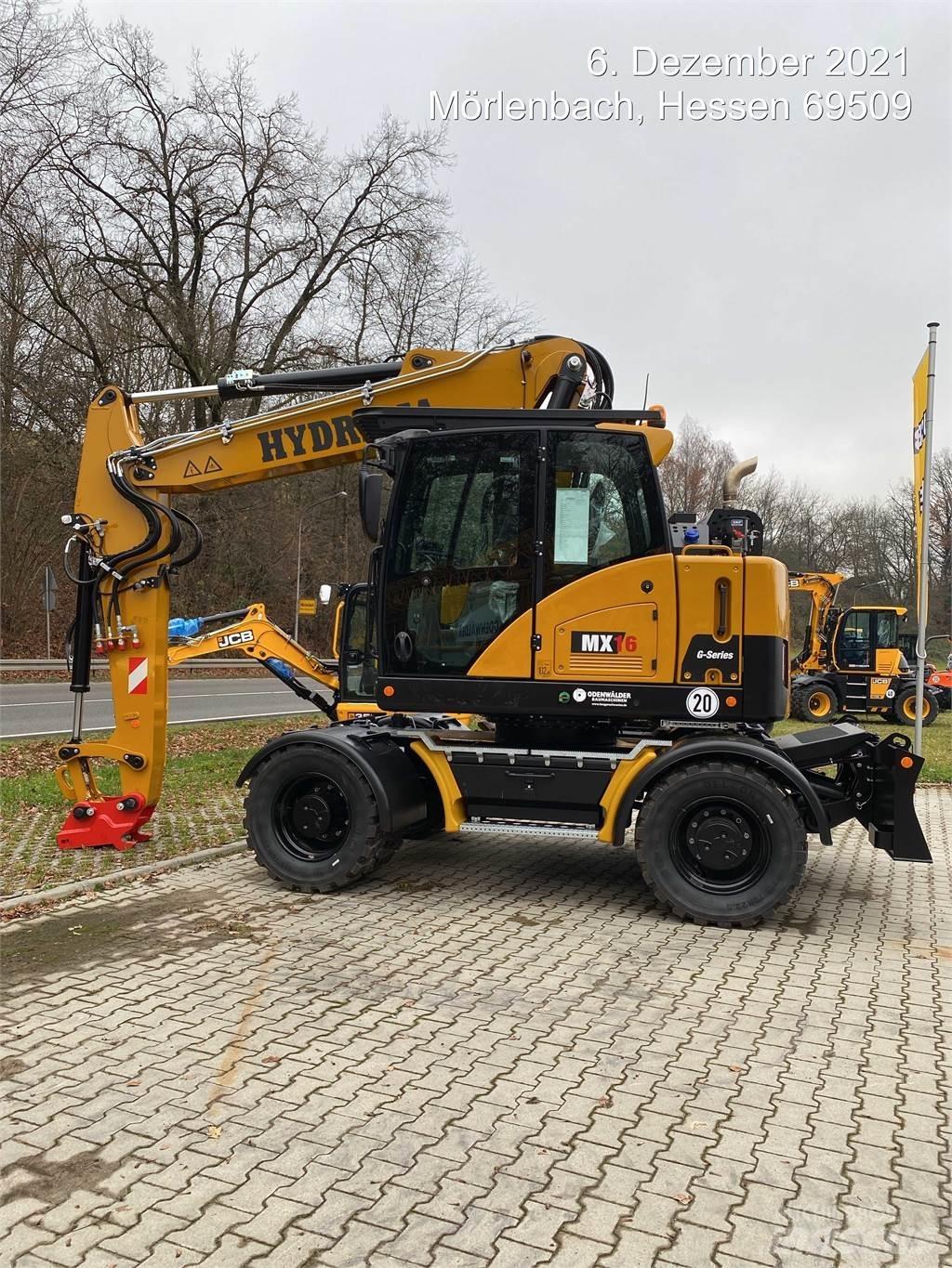 Hydrema MX16G Lastik tekerli ekskavatörler
