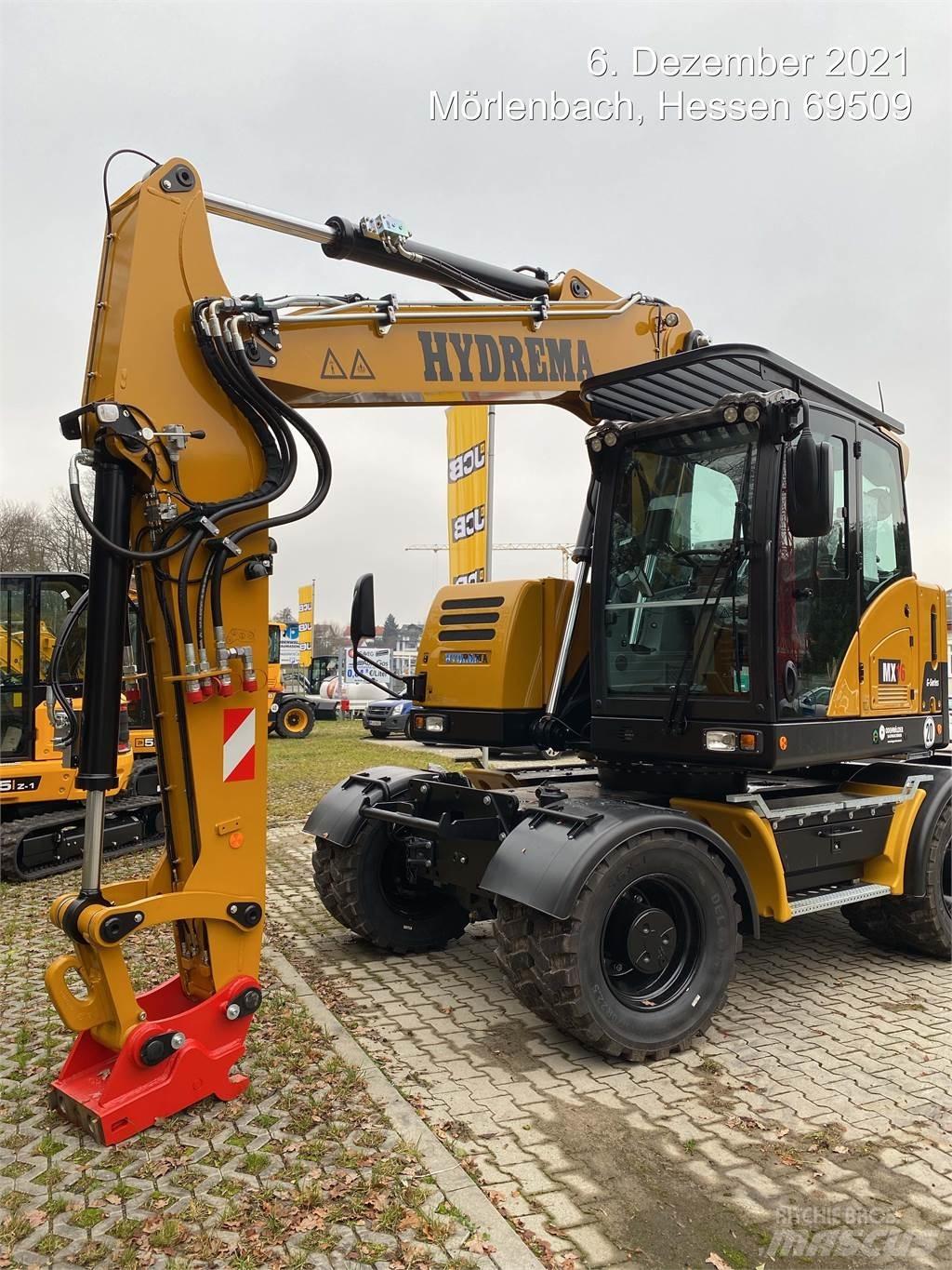Hydrema MX16G Lastik tekerli ekskavatörler