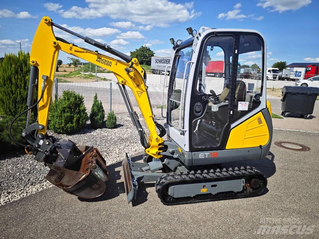 Wacker Neuson ET 18 Paletli ekskavatörler