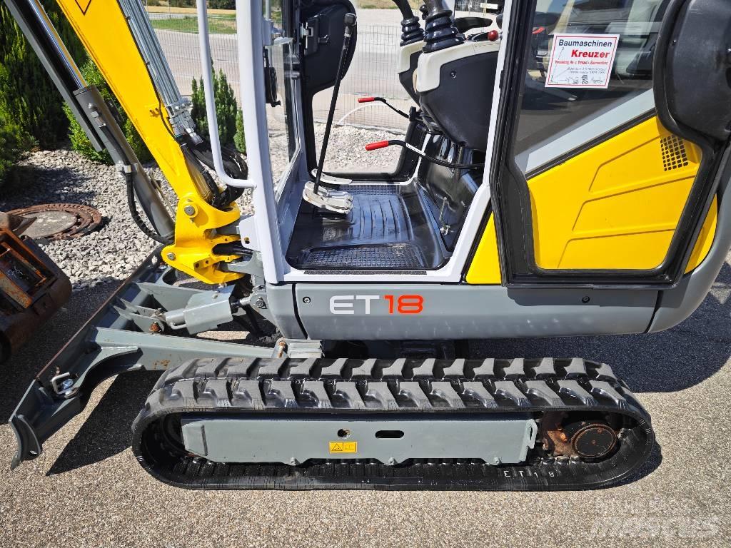 Wacker Neuson ET 18 Paletli ekskavatörler