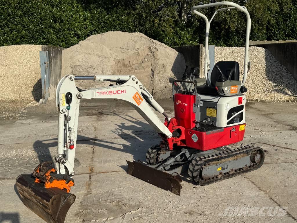 Takeuchi TB 210 R Mini ekskavatörler, 7 tona dek
