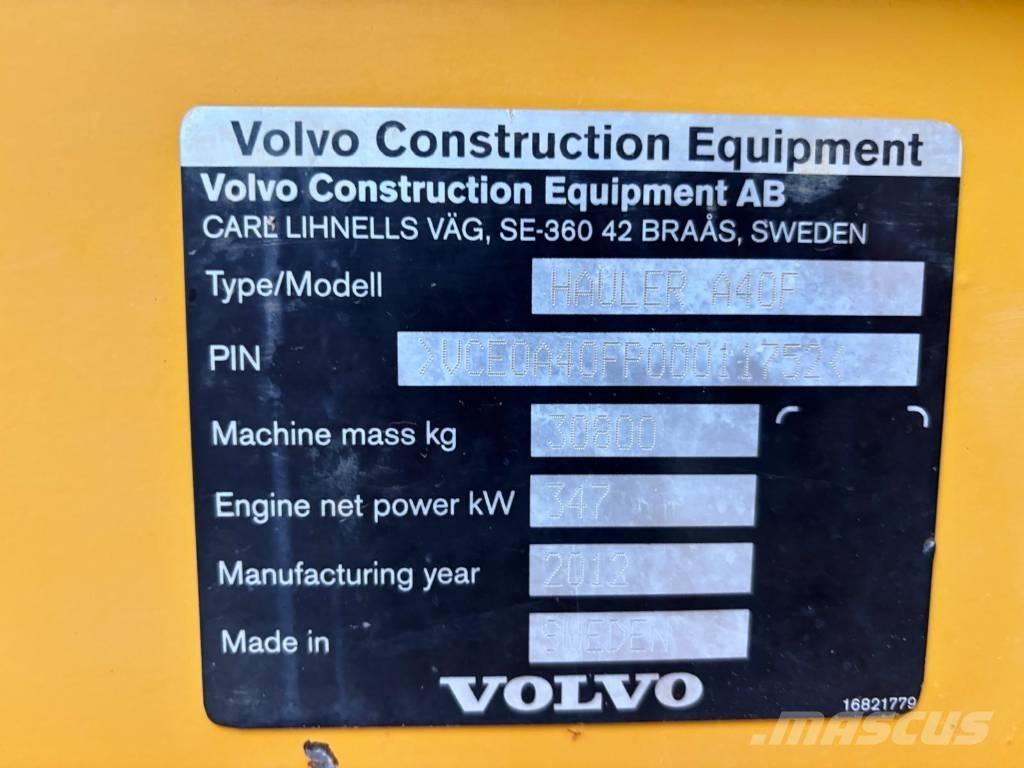 Volvo A 40 F Belden kirma kaya kamyonu