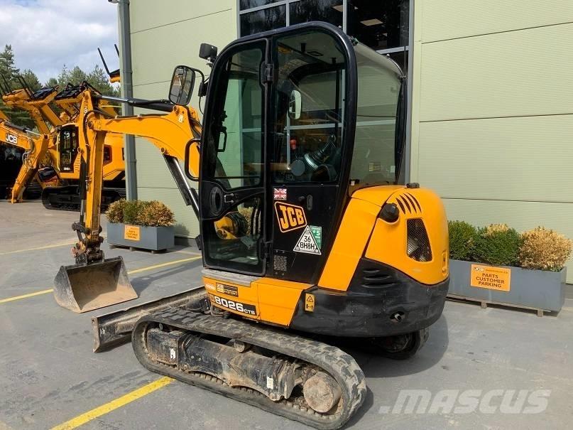 JCB 8026 CTS Mini ekskavatörler, 7 tona dek